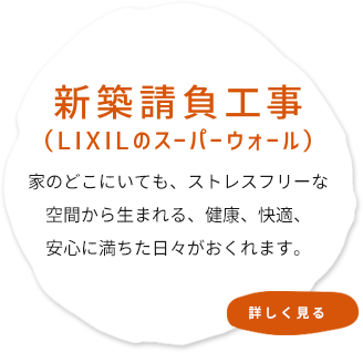 新築請負工事(LIXILのスーパーウォール)